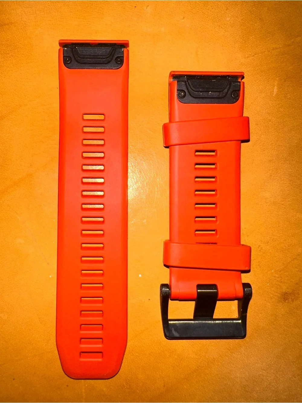 Garmin QuickFit silicone watch band-Red